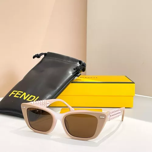 Fendi AAA Quality Sunglasses #1335910 $64.00 USD, Wholesale Replica Fendi AAA Quality Sunglasses