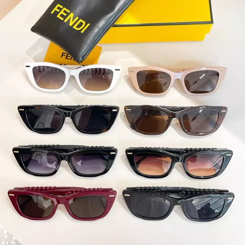 Replica Fendi AAA Quality Sunglasses #1335913 $64.00 USD for Wholesale