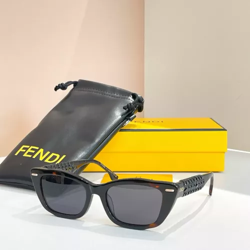 Fendi AAA Quality Sunglasses #1335915 $64.00 USD, Wholesale Replica Fendi AAA Quality Sunglasses