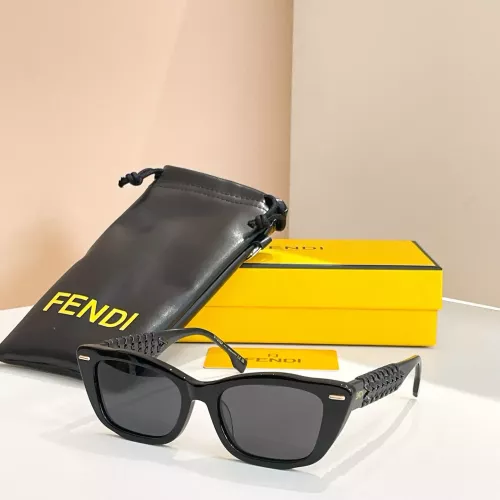 Fendi AAA Quality Sunglasses #1335916 $64.00 USD, Wholesale Replica Fendi AAA Quality Sunglasses