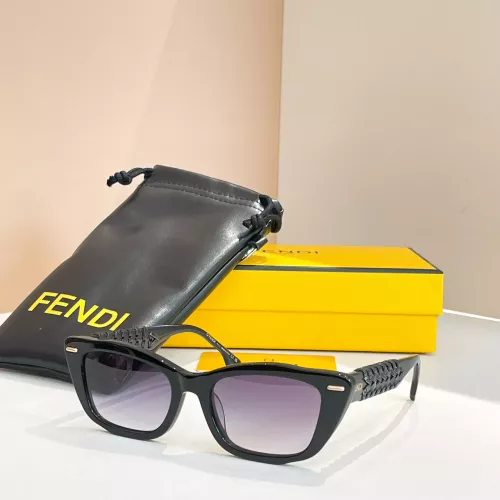 Fendi AAA Quality Sunglasses #1335917 $64.00 USD, Wholesale Replica Fendi AAA Quality Sunglasses