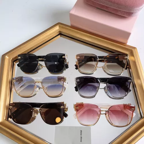 Replica MIU MIU AAA Quality Sunglasses #1336013 $60.00 USD for Wholesale