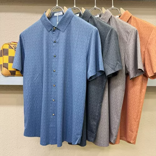 Replica Valentino Shirts Short Sleeved For Men #1336027 $96.00 USD for Wholesale