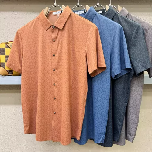Replica Valentino Shirts Short Sleeved For Men #1336028 $96.00 USD for Wholesale