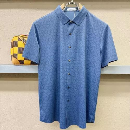 Valentino Shirts Short Sleeved For Men #1336029 $96.00 USD, Wholesale Replica Valentino Shirts