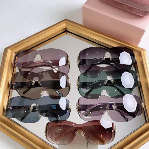 Replica MIU MIU AAA Quality Sunglasses #1336040 $60.00 USD for Wholesale