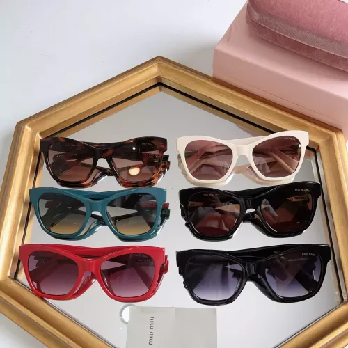 Replica MIU MIU AAA Quality Sunglasses #1336068 $60.00 USD for Wholesale