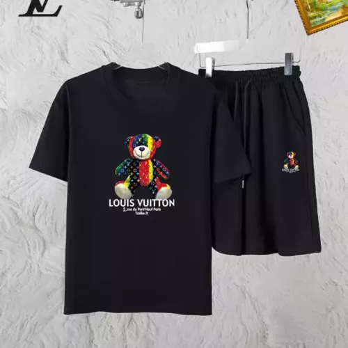Louis Vuitton LV Tracksuits Short Sleeved For Men #1336075 $48.00 USD, Wholesale Replica Louis Vuitton LV Tracksuits