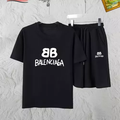 Balenciaga Fashion Tracksuits Short Sleeved For Men #1336079 $48.00 USD, Wholesale Replica Balenciaga Fashion Tracksuits