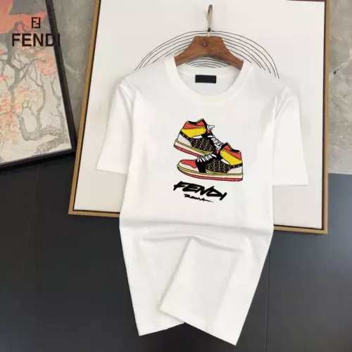 Replica Fendi Tracksuits Short Sleeved For Men #1336128 $48.00 USD for Wholesale