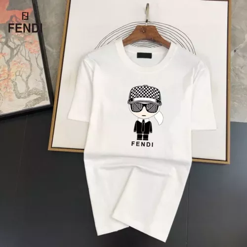Replica Fendi Tracksuits Short Sleeved For Men #1336136 $48.00 USD for Wholesale