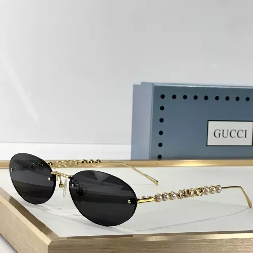 Gucci AAA Quality Sunglasses #1336144 $60.00 USD, Wholesale Replica Gucci AAA Quality Sunglasses