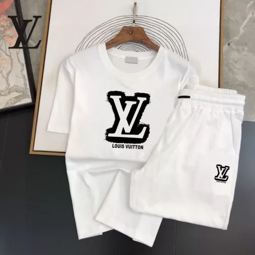 Louis Vuitton LV Tracksuits Short Sleeved For Men #1336151 $48.00 USD, Wholesale Replica Louis Vuitton LV Tracksuits