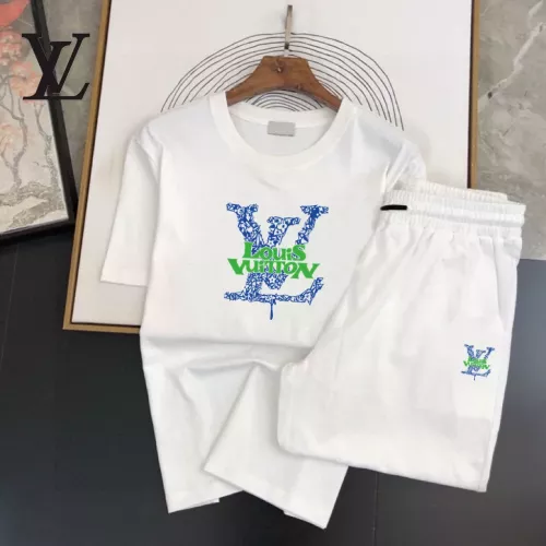Louis Vuitton LV Tracksuits Short Sleeved For Men #1336152 $48.00 USD, Wholesale Replica Louis Vuitton LV Tracksuits