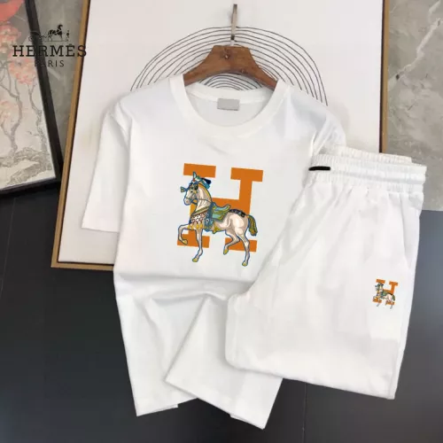 Hermes Tracksuits Short Sleeved For Men #1336178 $48.00 USD, Wholesale Replica Hermes Tracksuits