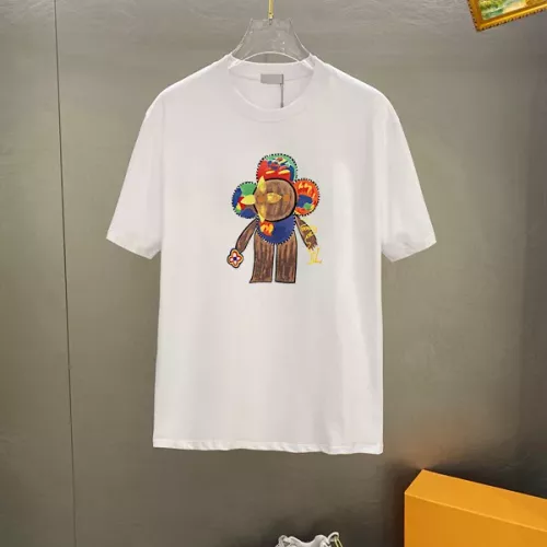 Louis Vuitton LV T-Shirts Short Sleeved For Unisex #1336190 $25.00 USD, Wholesale Replica Louis Vuitton LV T-Shirts
