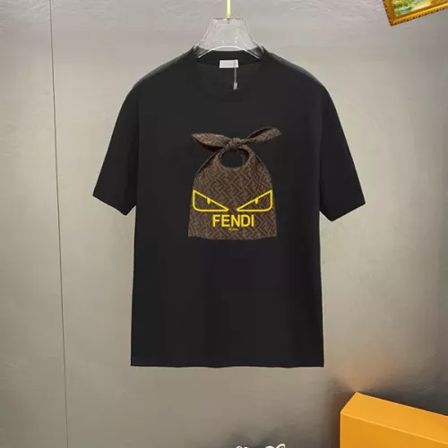 Fendi T-Shirts Short Sleeved For Unisex #1336213 $25.00 USD, Wholesale Replica Fendi T-Shirts
