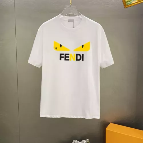 Fendi T-Shirts Short Sleeved For Unisex #1336226 $25.00 USD, Wholesale Replica Fendi T-Shirts