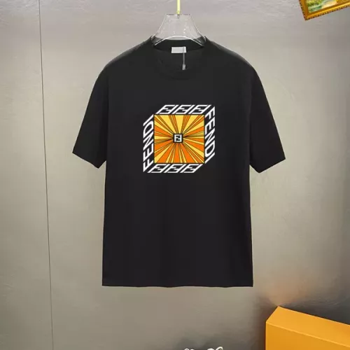 Fendi T-Shirts Short Sleeved For Unisex #1336229 $25.00 USD, Wholesale Replica Fendi T-Shirts