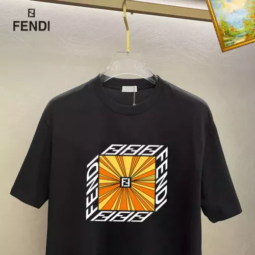 Replica Fendi T-Shirts Short Sleeved For Unisex #1336229 $25.00 USD for Wholesale