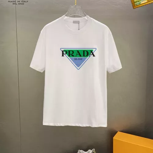 Prada T-Shirts Short Sleeved For Unisex #1336238 $25.00 USD, Wholesale Replica Prada T-Shirts