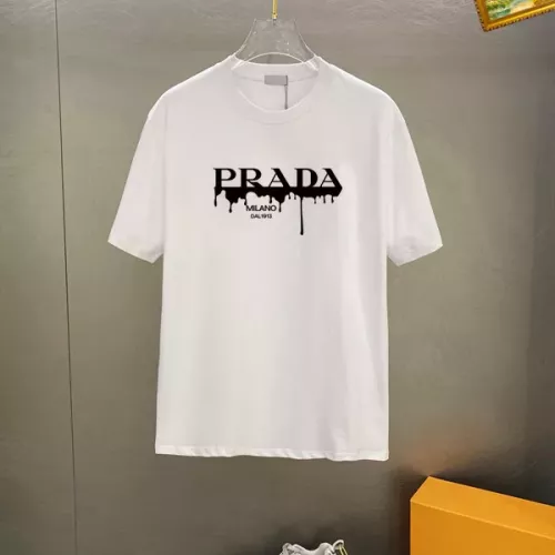 Prada T-Shirts Short Sleeved For Unisex #1336274 $25.00 USD, Wholesale Replica Prada T-Shirts