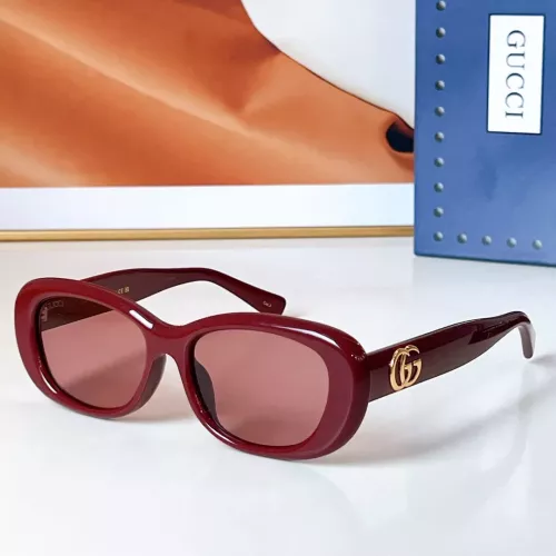 Gucci AAA Quality Sunglasses #1336289 $52.00 USD, Wholesale Replica Gucci AAA Quality Sunglasses