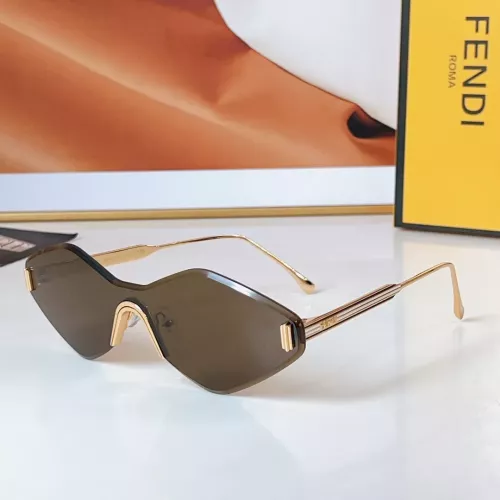 Fendi AAA Quality Sunglasses #1336296 $60.00 USD, Wholesale Replica Fendi AAA Quality Sunglasses