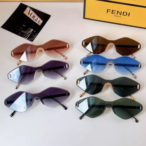 Replica Fendi AAA Quality Sunglasses #1336296 $60.00 USD for Wholesale