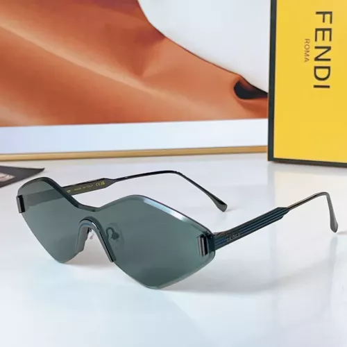 Fendi AAA Quality Sunglasses #1336298 $60.00 USD, Wholesale Replica Fendi AAA Quality Sunglasses
