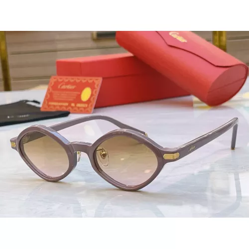 Cartier AAA Quality Sunglassess #1336360 $64.00 USD, Wholesale Replica Cartier AAA Quality Sunglassess