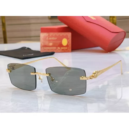 Cartier AAA Quality Sunglassess #1336371 $60.00 USD, Wholesale Replica Cartier AAA Quality Sunglassess