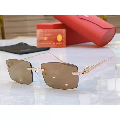 Cartier AAA Quality Sunglassess #1336372 $60.00 USD, Wholesale Replica Cartier AAA Quality Sunglassess