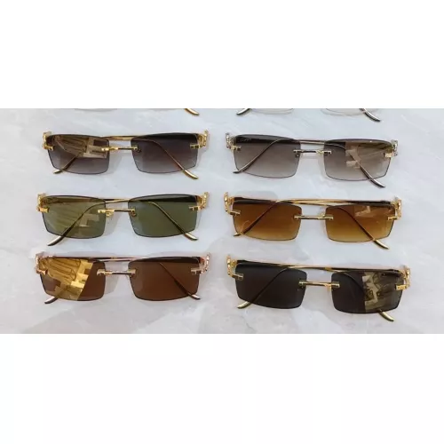 Replica Cartier AAA Quality Sunglassess #1336372 $60.00 USD for Wholesale