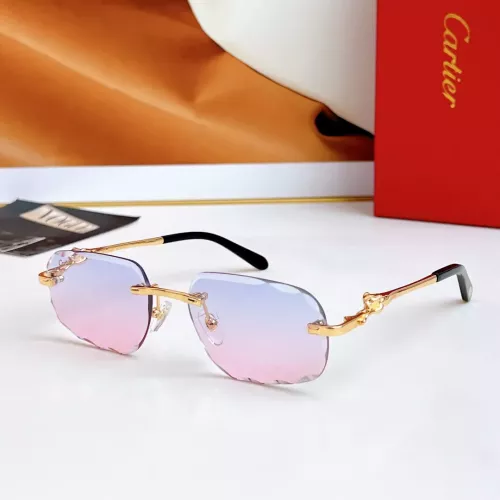 Cartier AAA Quality Sunglassess #1336388 $60.00 USD, Wholesale Replica Cartier AAA Quality Sunglassess