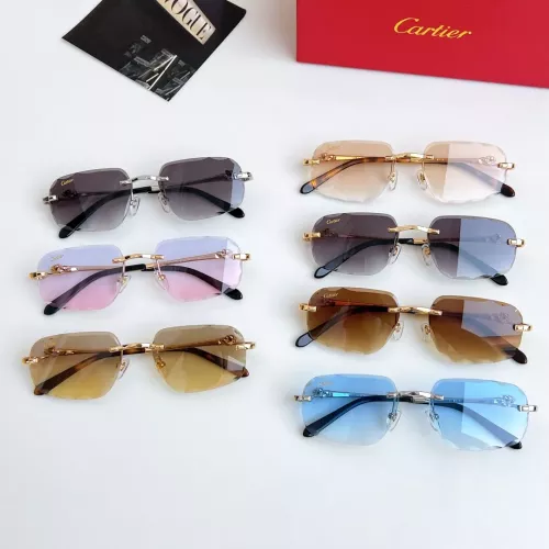 Replica Cartier AAA Quality Sunglassess #1336393 $60.00 USD for Wholesale