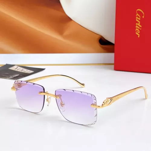 Cartier AAA Quality Sunglassess #1336397 $60.00 USD, Wholesale Replica Cartier AAA Quality Sunglassess