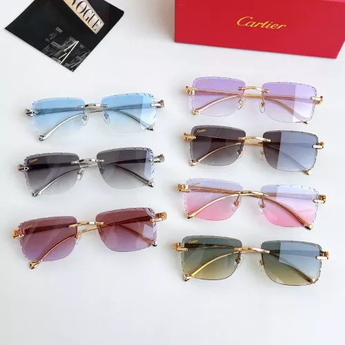 Replica Cartier AAA Quality Sunglassess #1336400 $60.00 USD for Wholesale