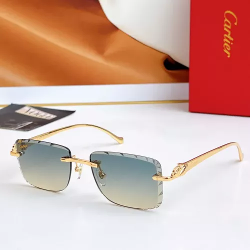 Cartier AAA Quality Sunglassess #1336401 $60.00 USD, Wholesale Replica Cartier AAA Quality Sunglassess