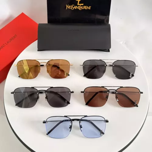 Replica Yves Saint Laurent YSL AAA Quality Sunglasses #1336475 $60.00 USD for Wholesale
