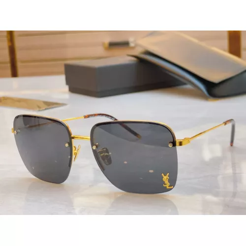 Yves Saint Laurent YSL AAA Quality Sunglasses #1336490 $60.00 USD, Wholesale Replica Yves Saint Laurent YSL AAA Quality Sunglasses