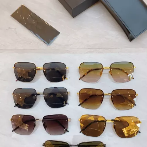 Replica Yves Saint Laurent YSL AAA Quality Sunglasses #1336490 $60.00 USD for Wholesale