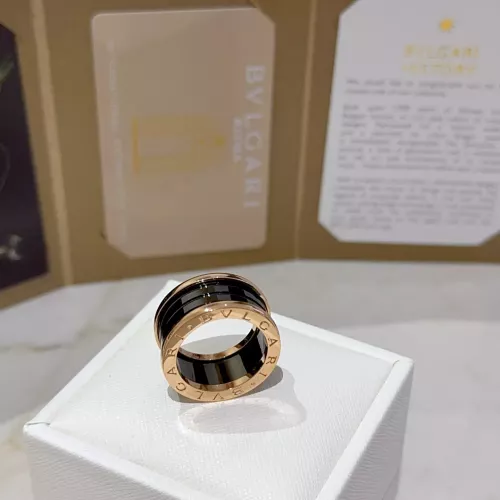 Replica Bvlgari Rings In Rose Gold For Unisex #1336526 $27.00 USD for Wholesale