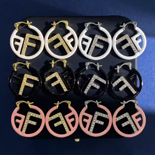 Replica Fendi Earrings For Women #1336601 $29.00 USD for Wholesale