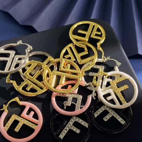 Replica Fendi Earrings For Women #1336601 $29.00 USD for Wholesale