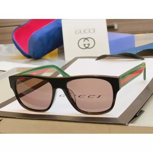 Gucci AAA Quality Sunglasses #1336631 $56.00 USD, Wholesale Replica Gucci AAA Quality Sunglasses