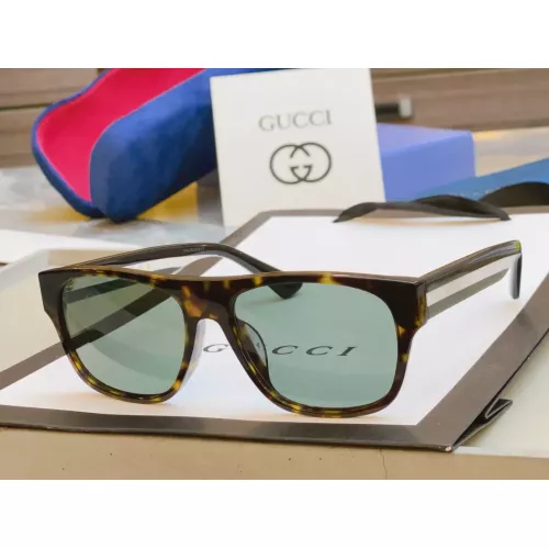 Gucci AAA Quality Sunglasses #1336633 $56.00 USD, Wholesale Replica Gucci AAA Quality Sunglasses