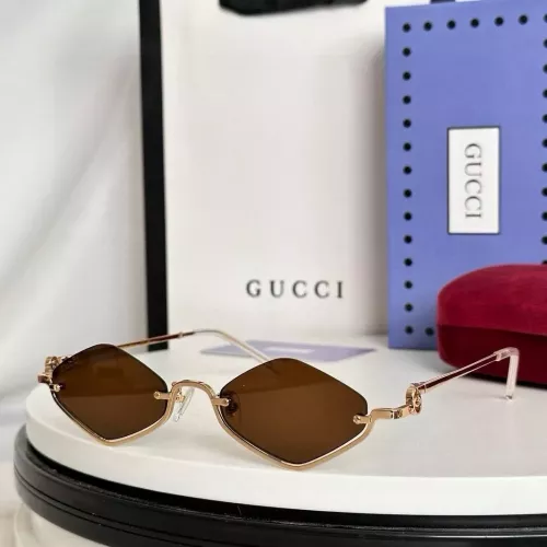 Gucci AAA Quality Sunglasses #1336772 $45.00 USD, Wholesale Replica Gucci AAA Quality Sunglasses