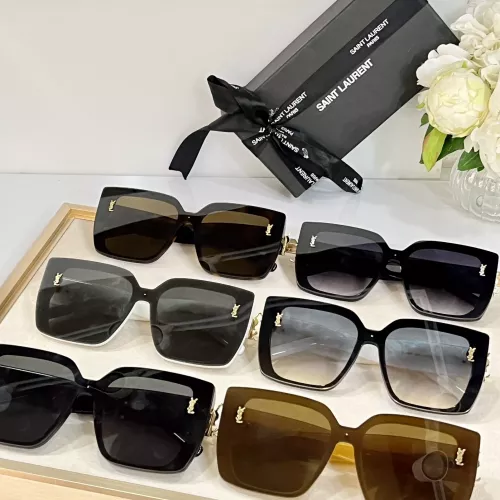 Replica Yves Saint Laurent YSL AAA Quality Sunglasses #1336838 $68.00 USD for Wholesale