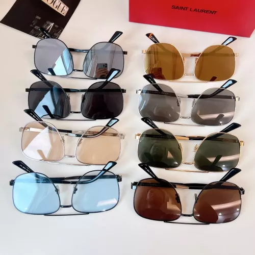 Replica Yves Saint Laurent YSL AAA Quality Sunglasses #1336841 $60.00 USD for Wholesale